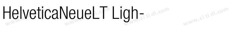 HelveticaNeueLT Ligh字体转换